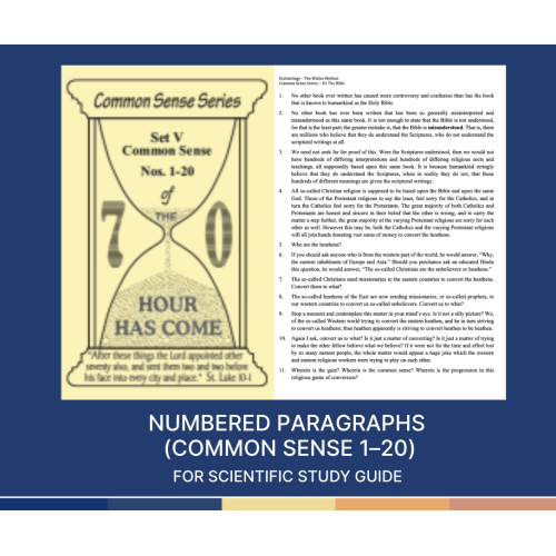 numberedparagraphs